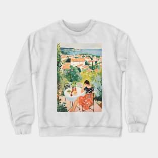 Mediterranean Summer Crewneck Sweatshirt